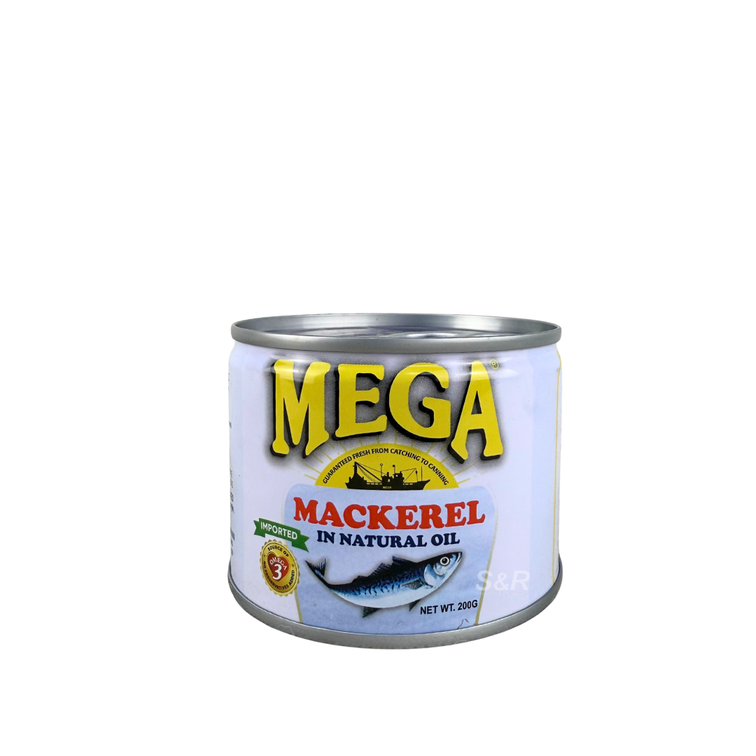 Mega Mackerel in Natural Oil 200g Mega Mackerel in Natural Oil 200g